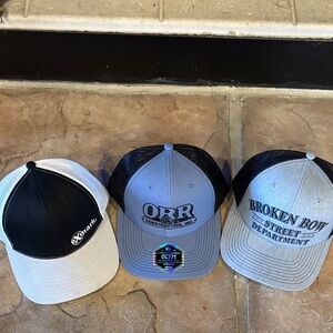 Black and Gray Trucker Hat